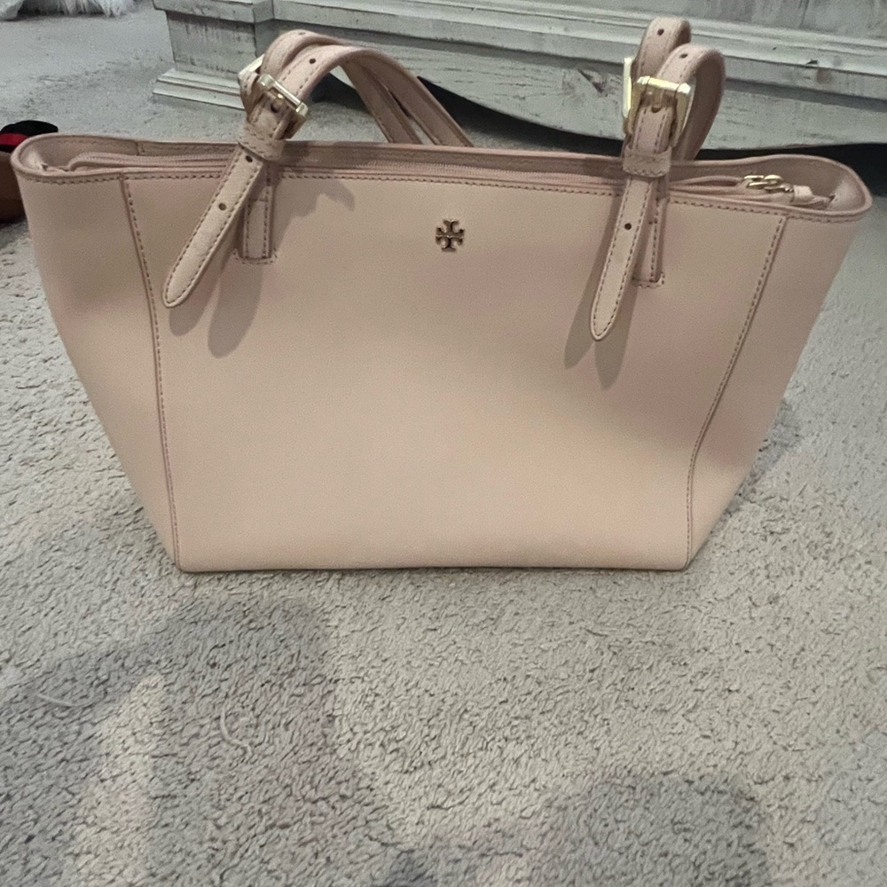 Tory Burch Blush Leather Tote